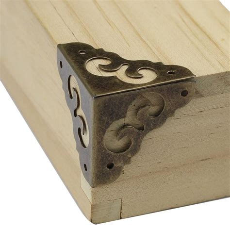 metal 1 decorative corner brackets for jewelry boxes|decorative wooden corner brackets.